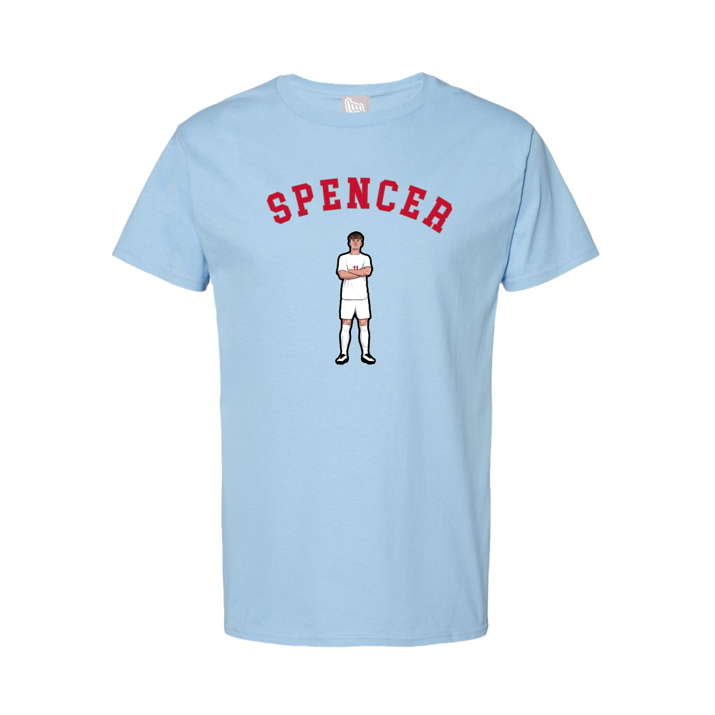 Youth Tee — Shirsey Arch in Light Blue
