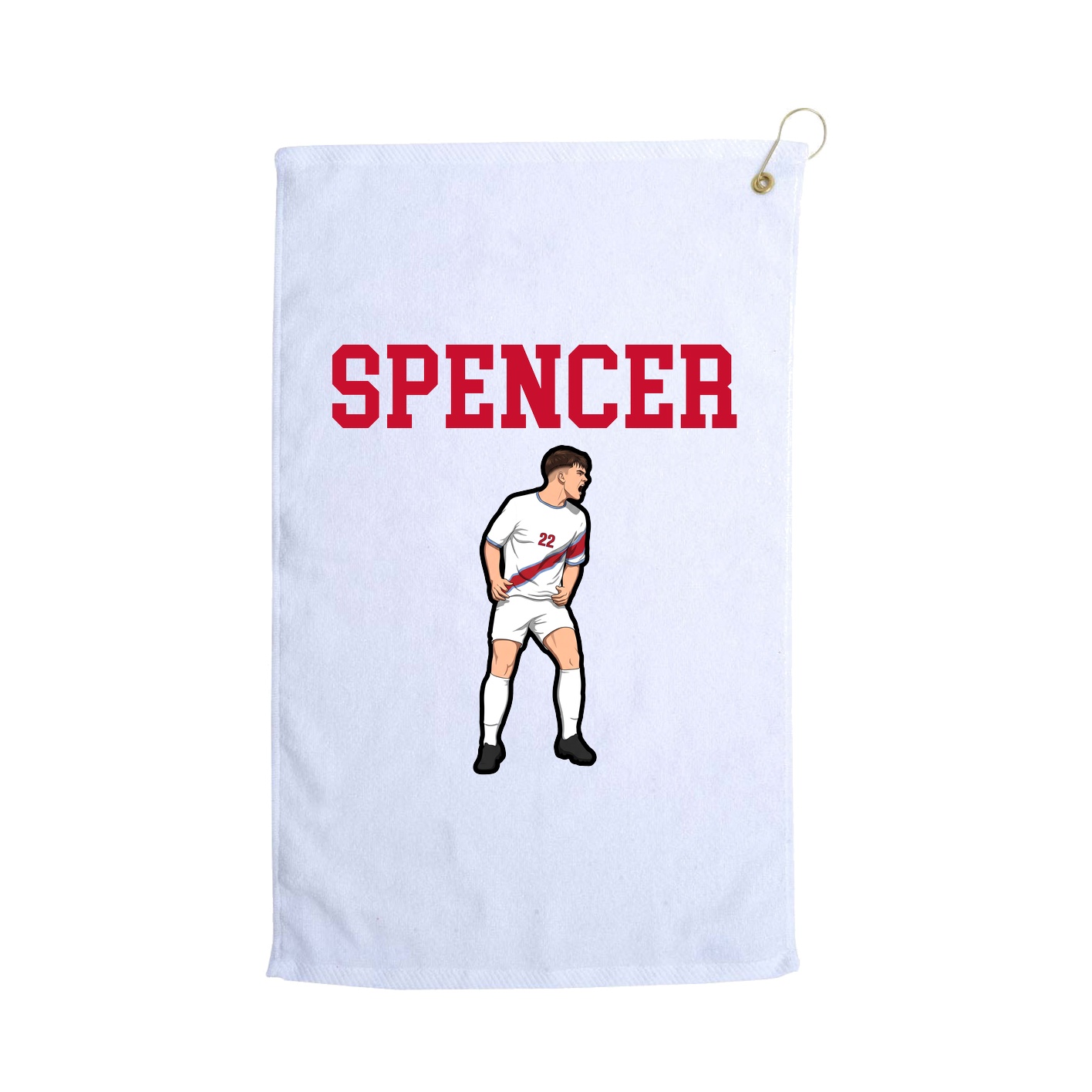 Golf Towel — Shirsey in White