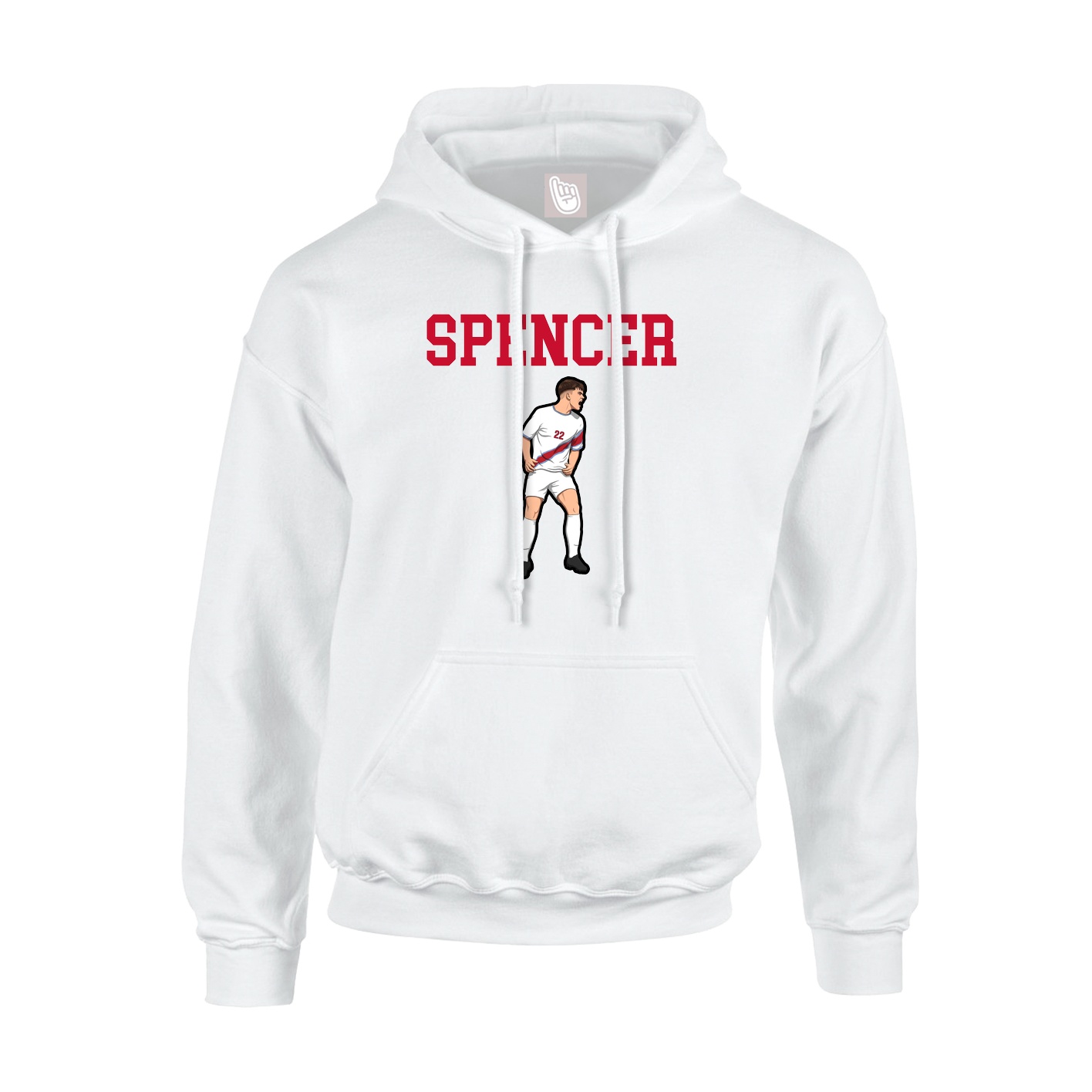 Youth Hoodie — Shirsey in White