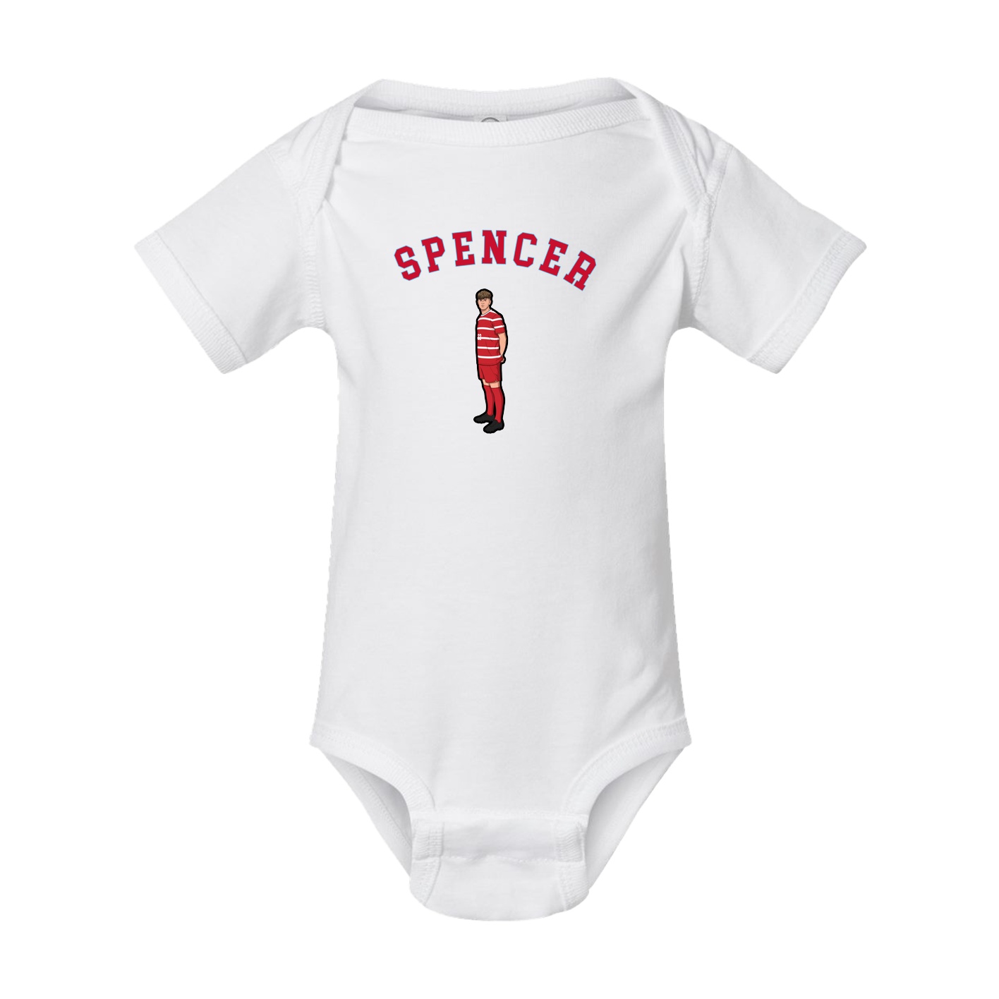 Baby Onesie — Shirsey Arch in White