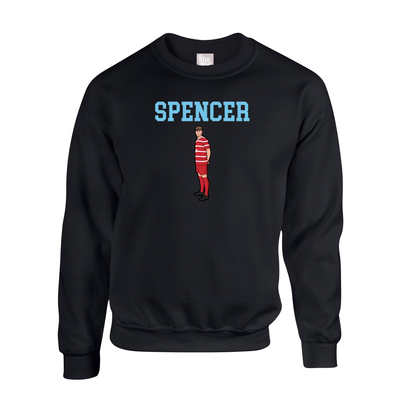 Fleece Crew — Shirsey in Black