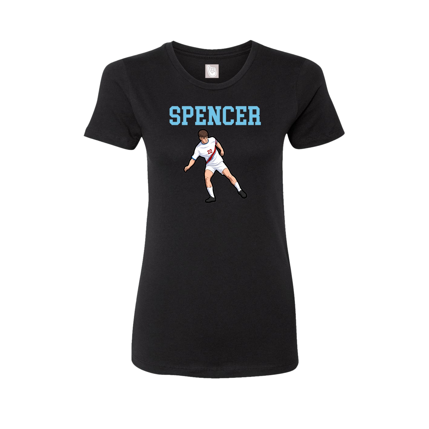 Fitted Women's Tee — Shirsey in Black