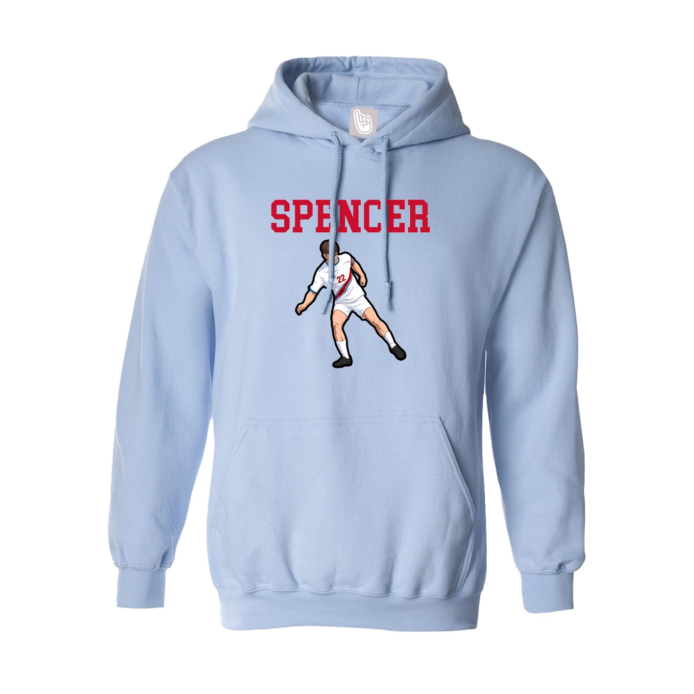 Hoodie — Shirsey in Light Blue