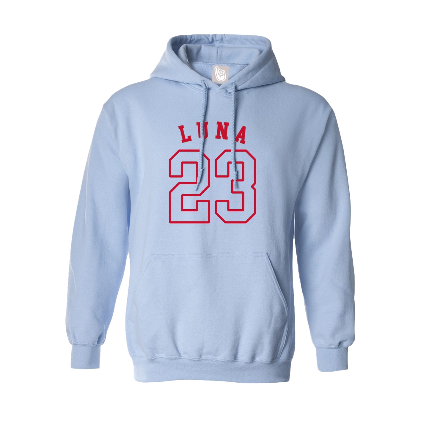 Hoodie — Shirsey Arch in Light Blue
