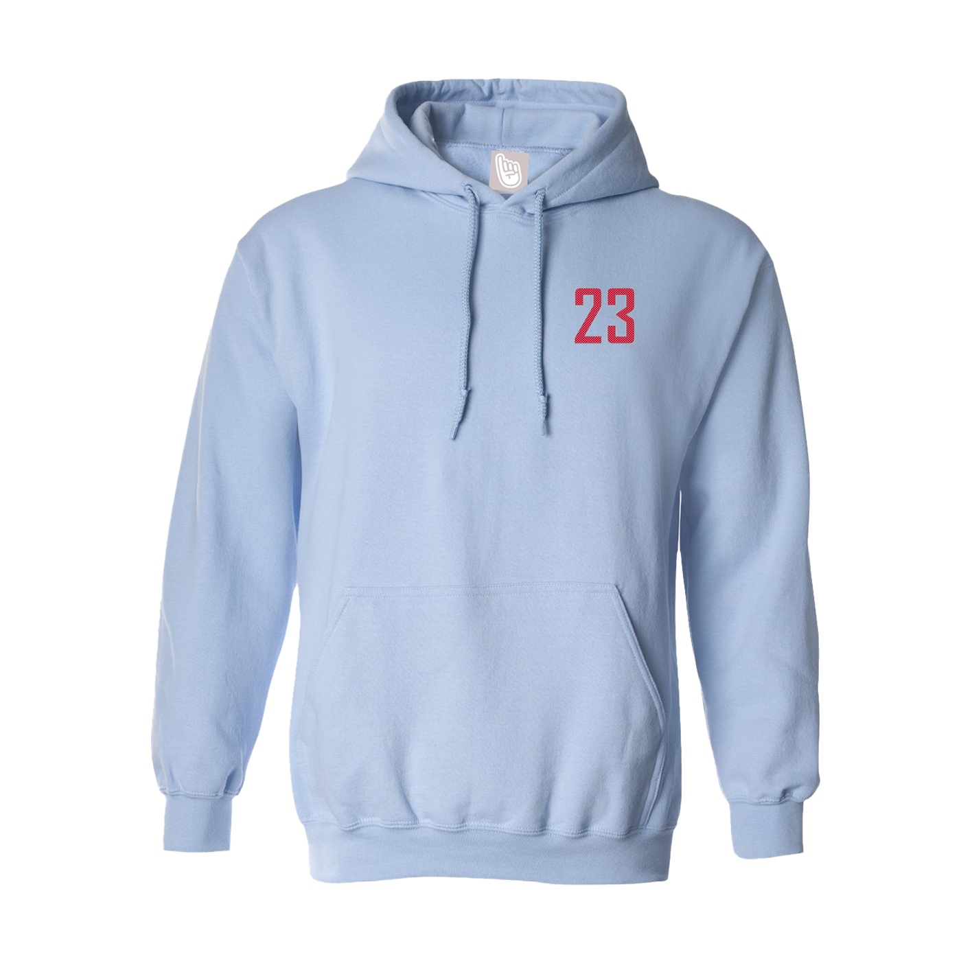 Hoodie — Front Shirsy in Light Blue