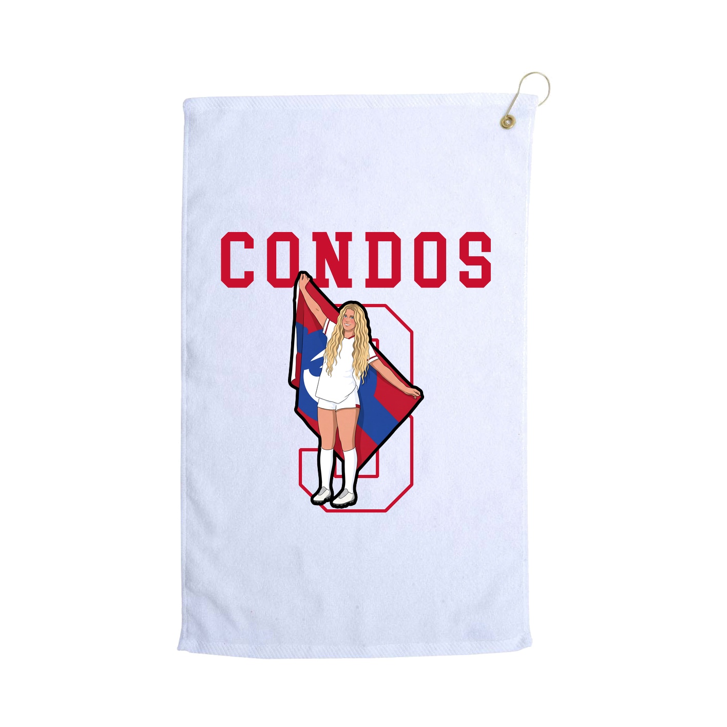 Golf Towel — Shirsey in White