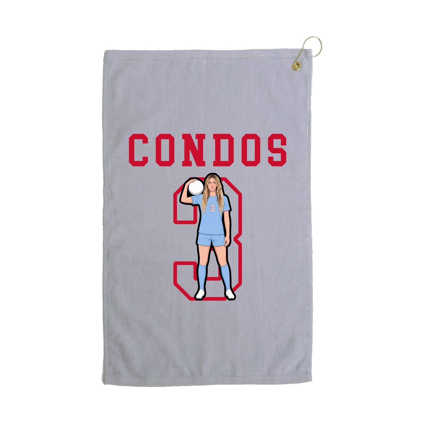 Golf Towel — Shirsey in Grey