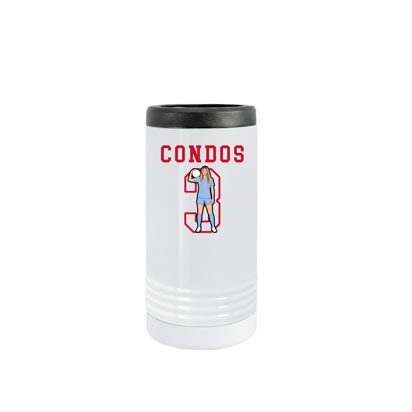 Slim Beverage Holder — Shirsey in White