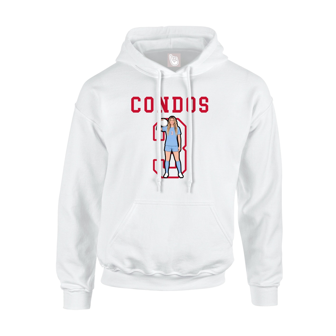 Youth Hoodie — Shirsey in White