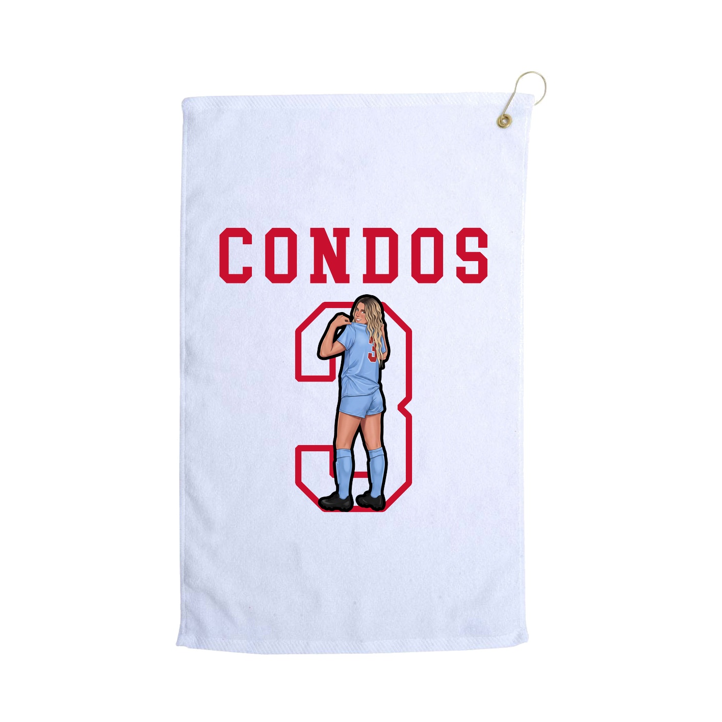 Golf Towel — Shirsey in White