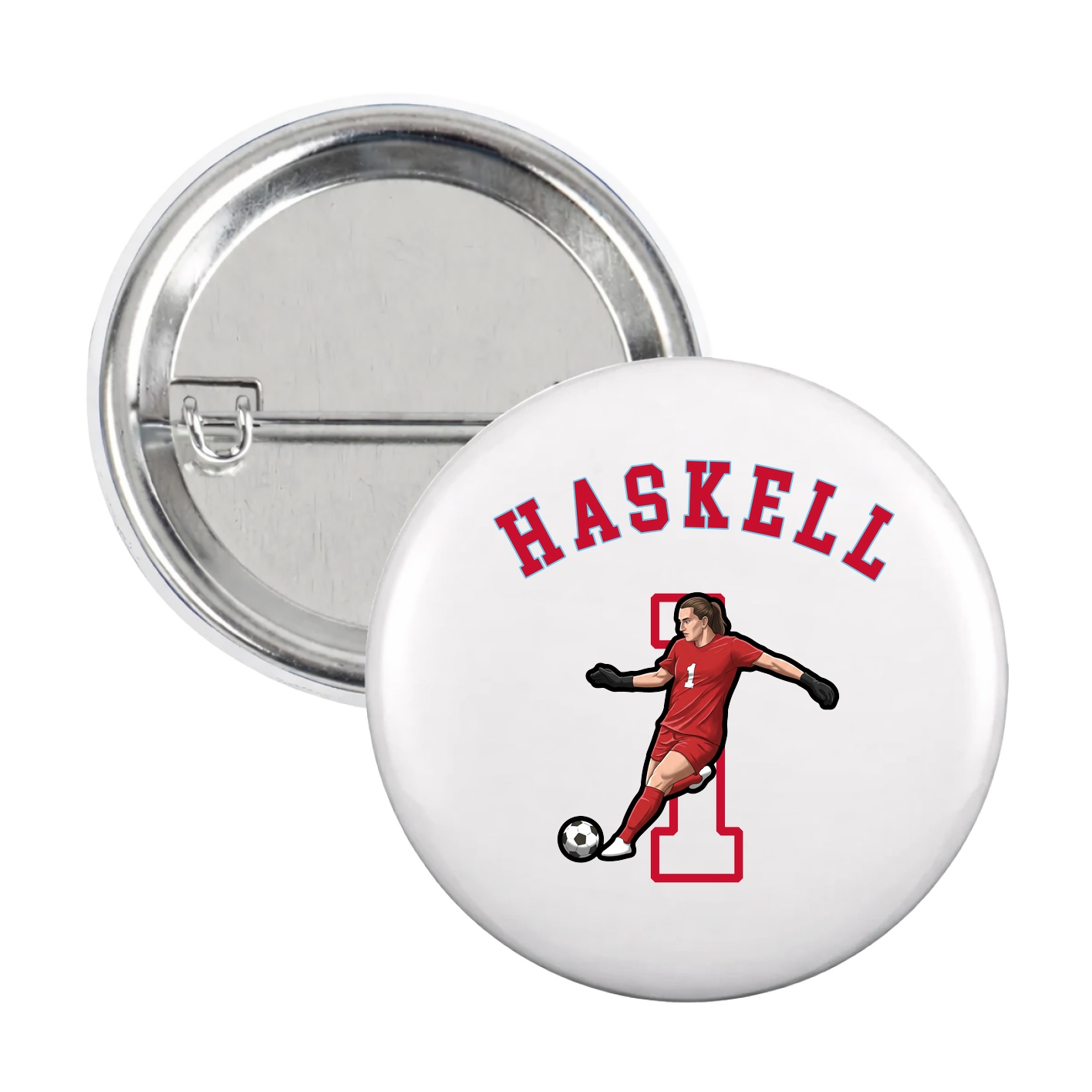 Game Day Button — Shirsey Arch in White