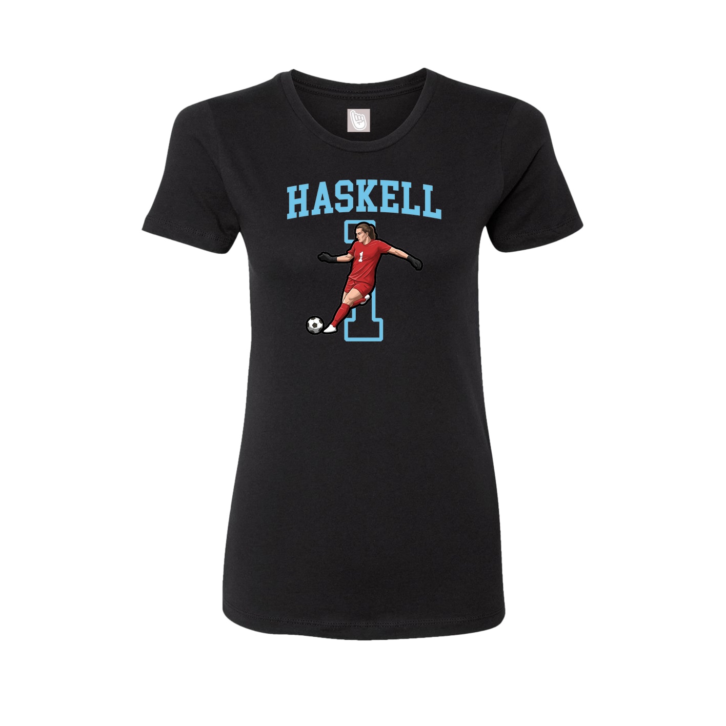 Fitted Women's Tee — Shirsey in Black