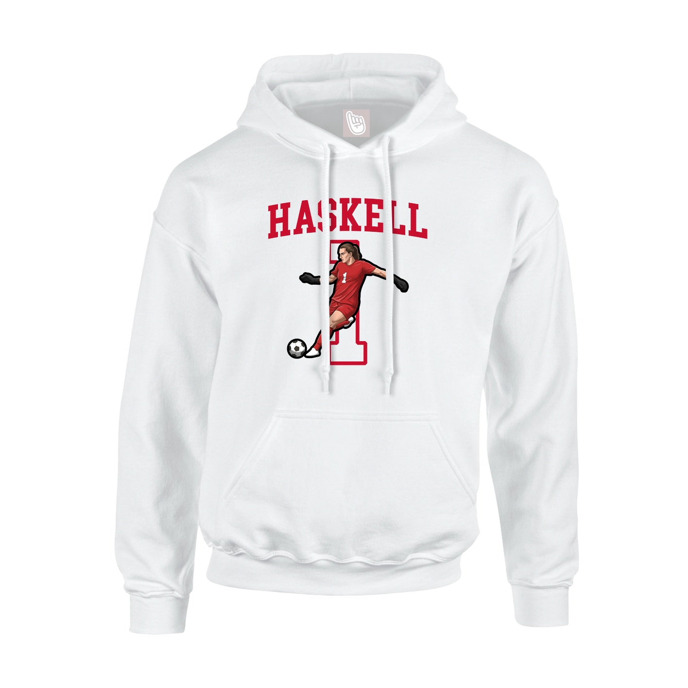 Hoodie — Shirsey in White