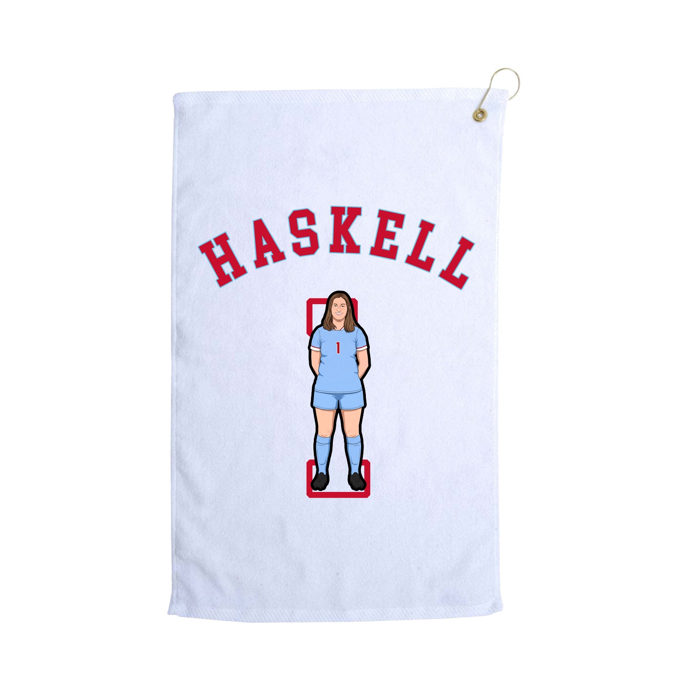 Golf Towel — Shirsey Arch in White