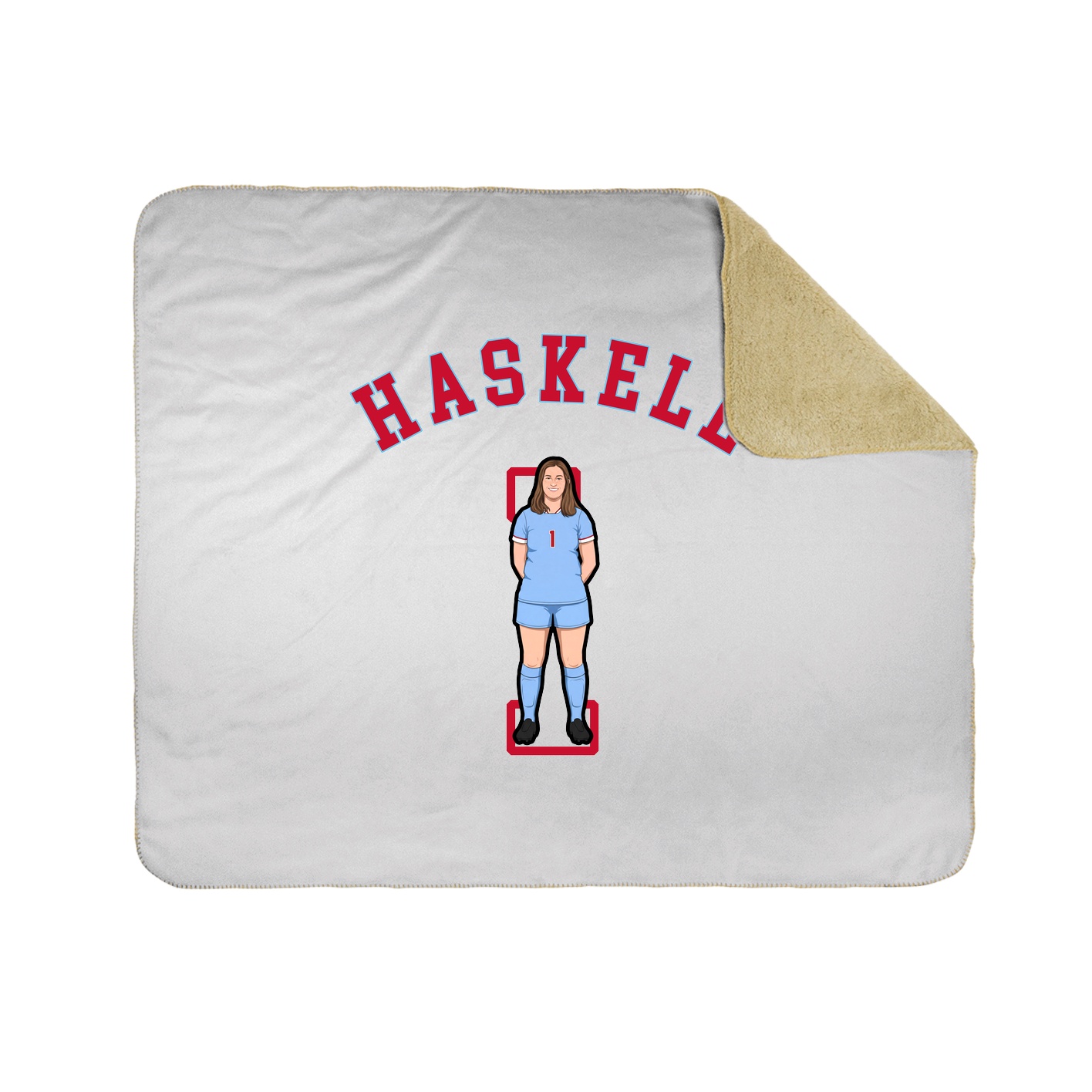 Throw Blanket — Shirsey Arch in White