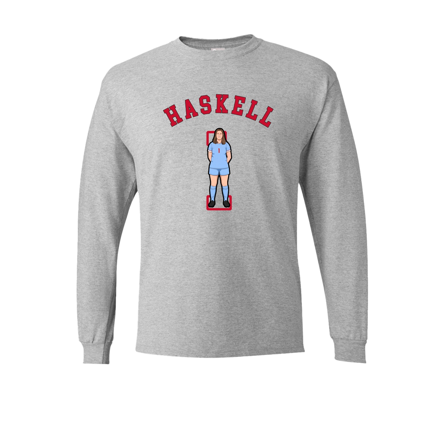 Long Sleeve Tee — Shirsey Arch in Grey