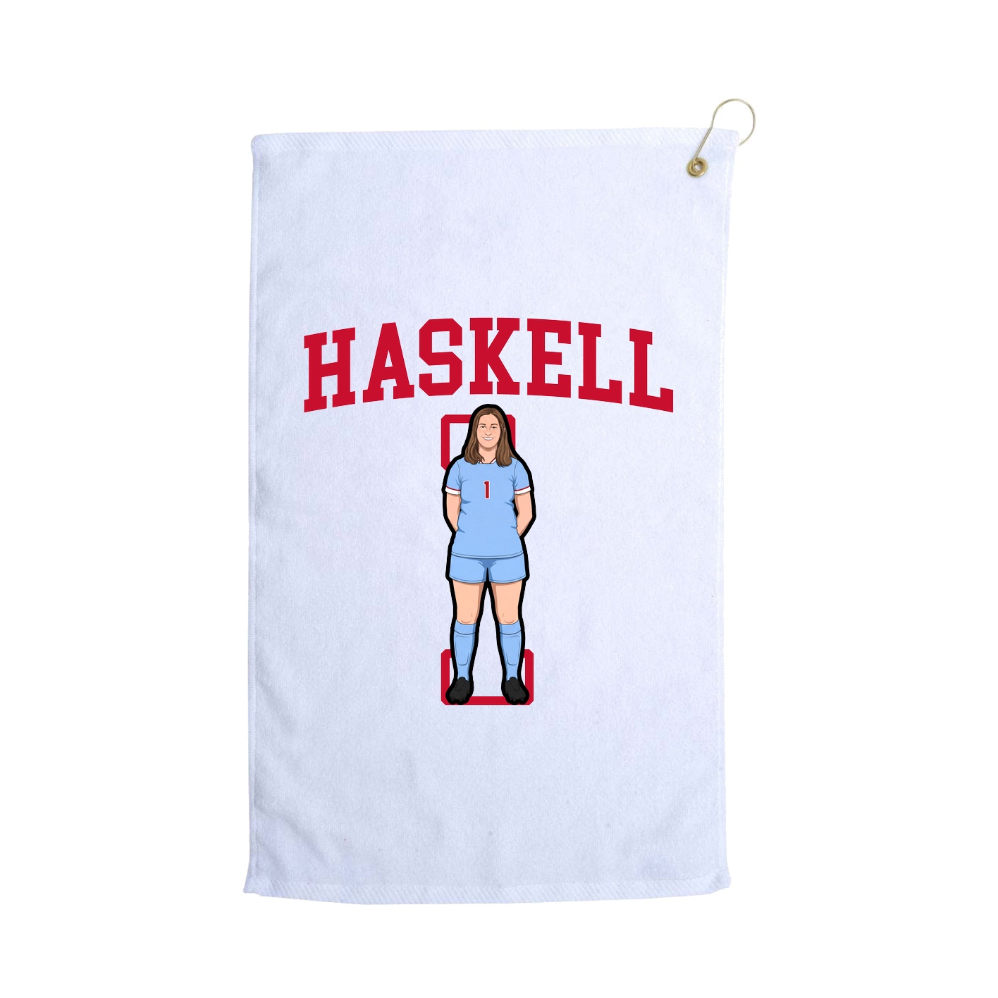 Golf Towel — Shirsey in White