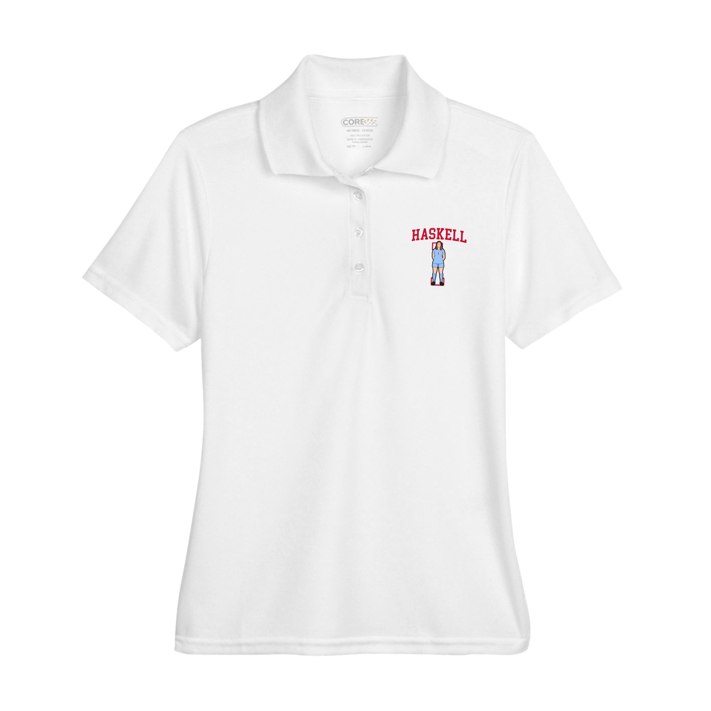 Womens Performance Polo — Shirsey in White