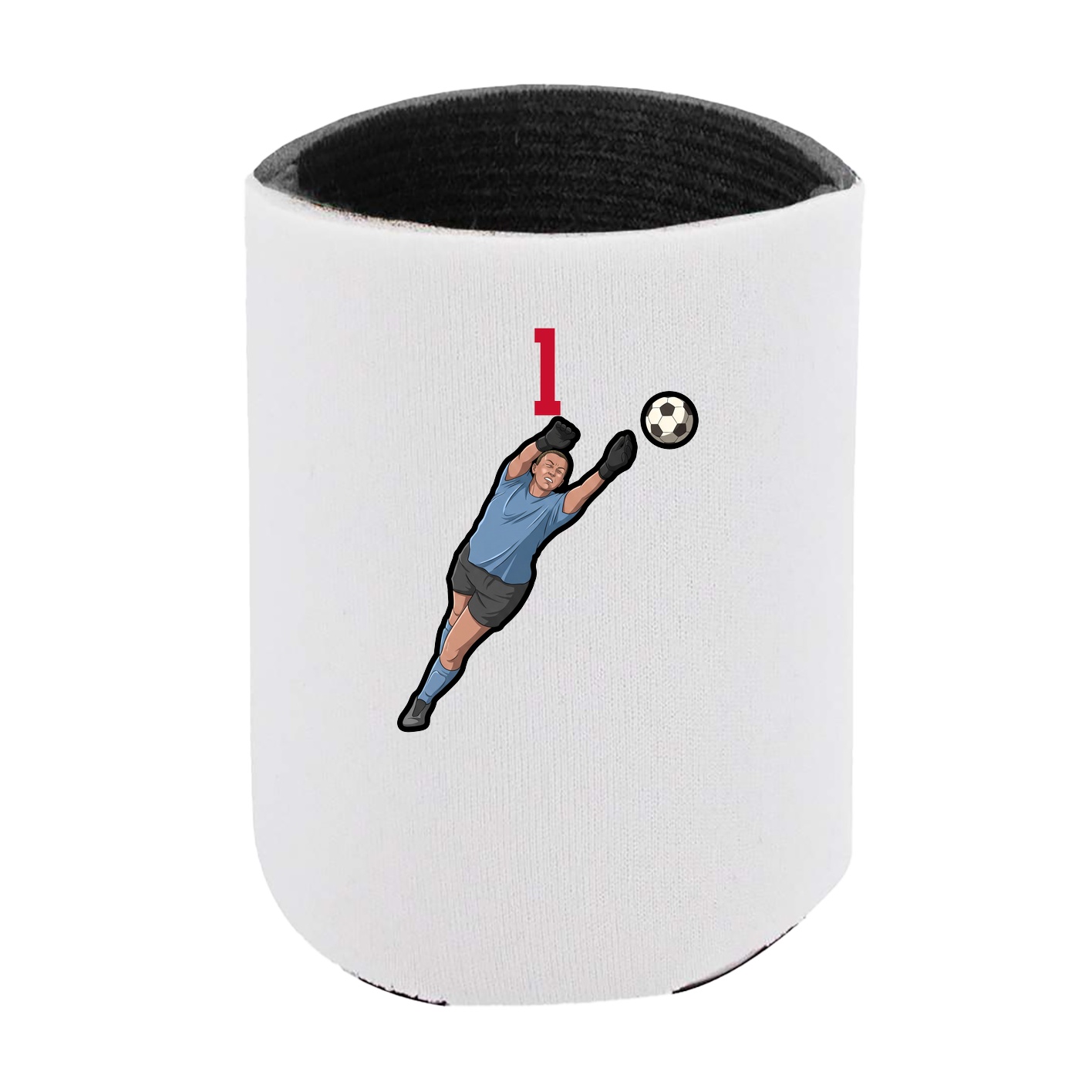 Can Holder — Number Top in White