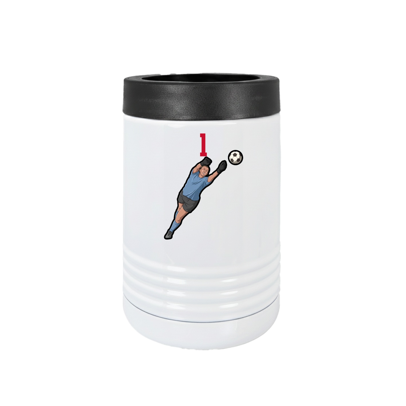 Beverage Holder — Number Top in White