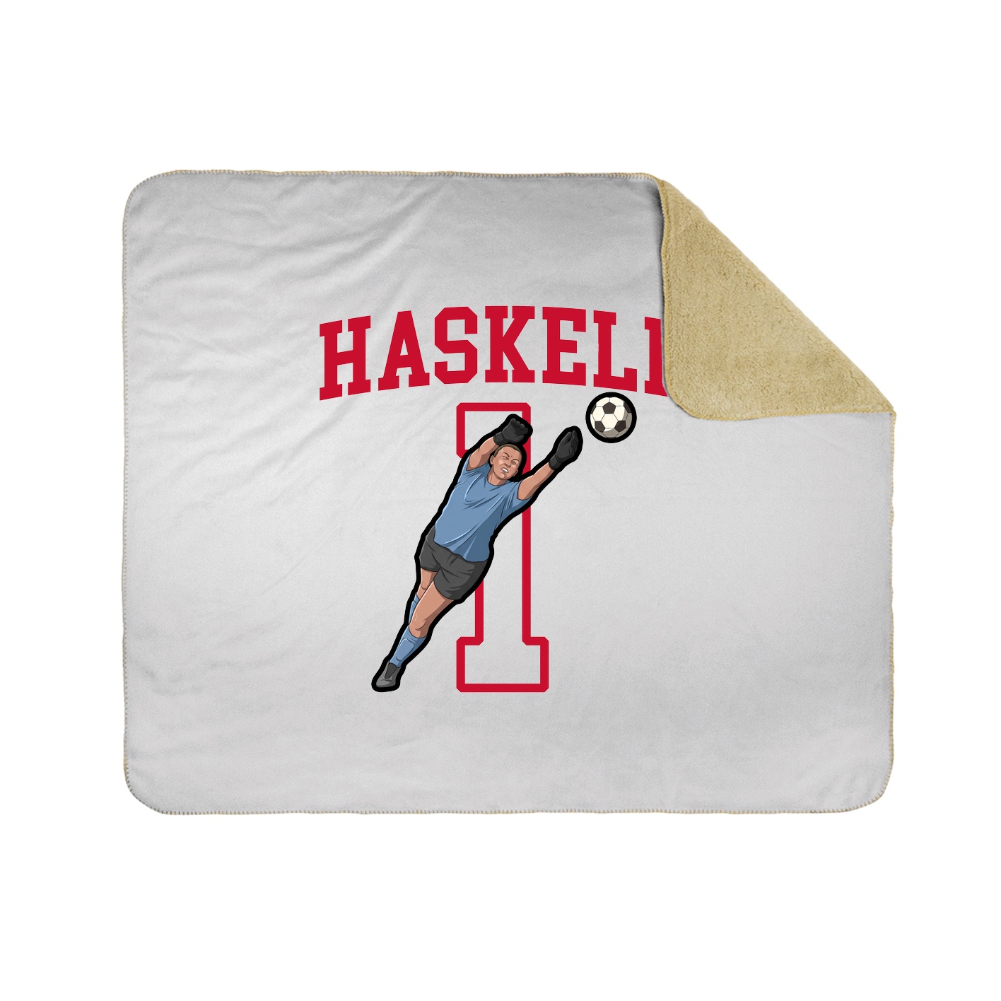 Throw Blanket — Shirsey in White