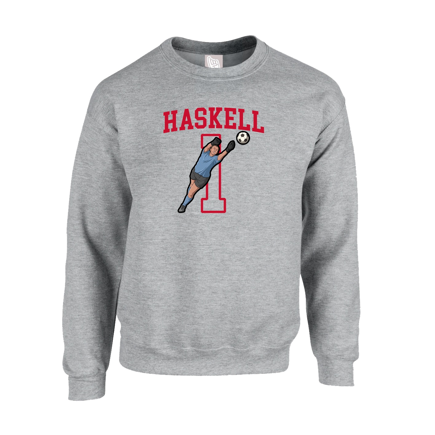 Fleece Crew — Shirsey in Grey