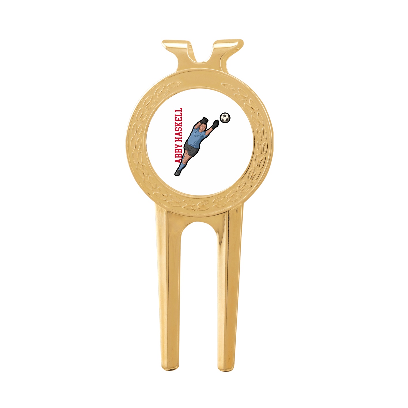 Divot Tool with Ball Marker — Name Vertical in Classic