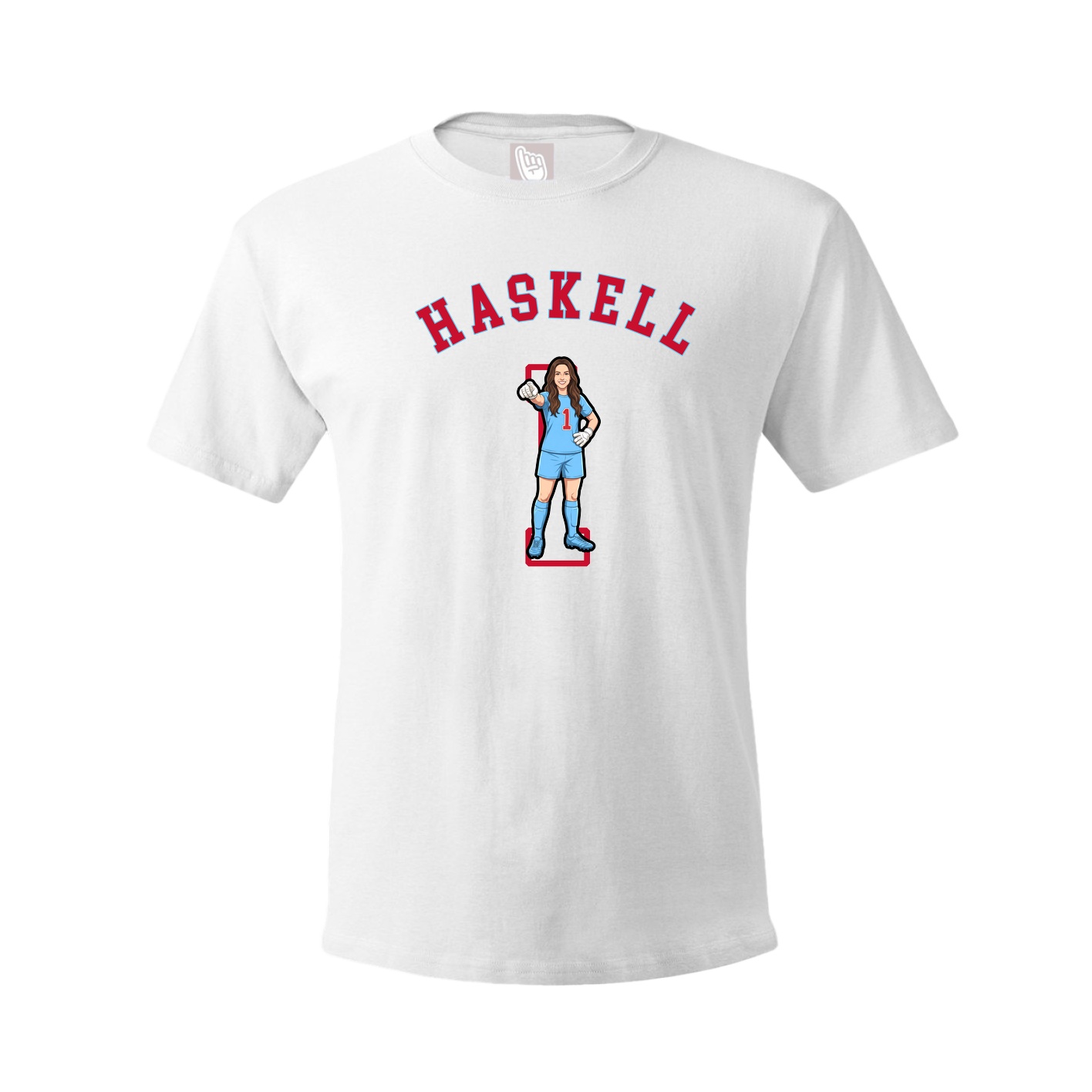 Youth Tee — Shirsey Arch in White