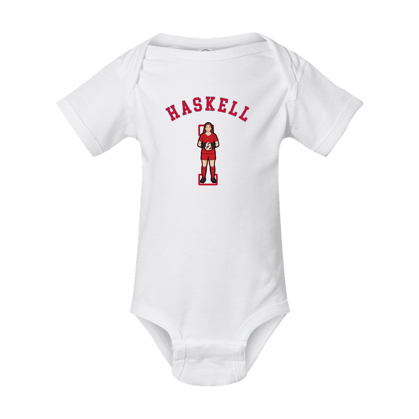 Baby Onesie — Shirsey Arch in White