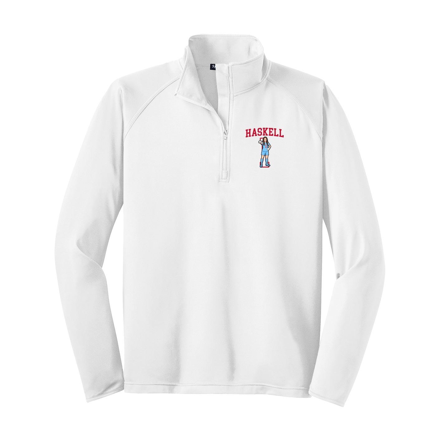 Q-Zip Pullover — Shirsey in White