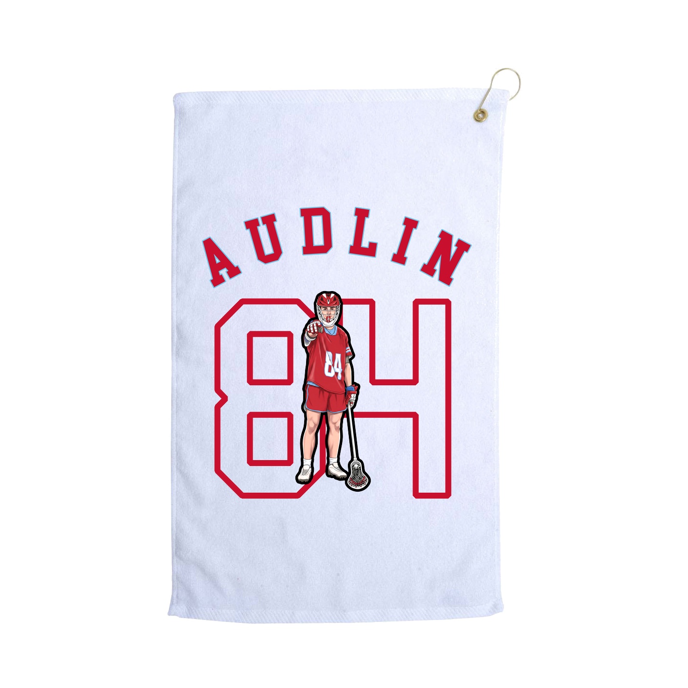 Golf Towel — Shirsey Arch in White