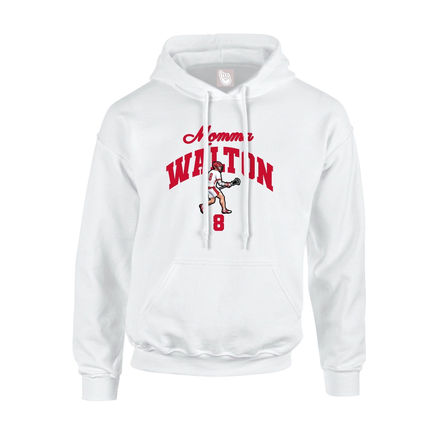 Youth Hoodie — Mothers Day Arch in White