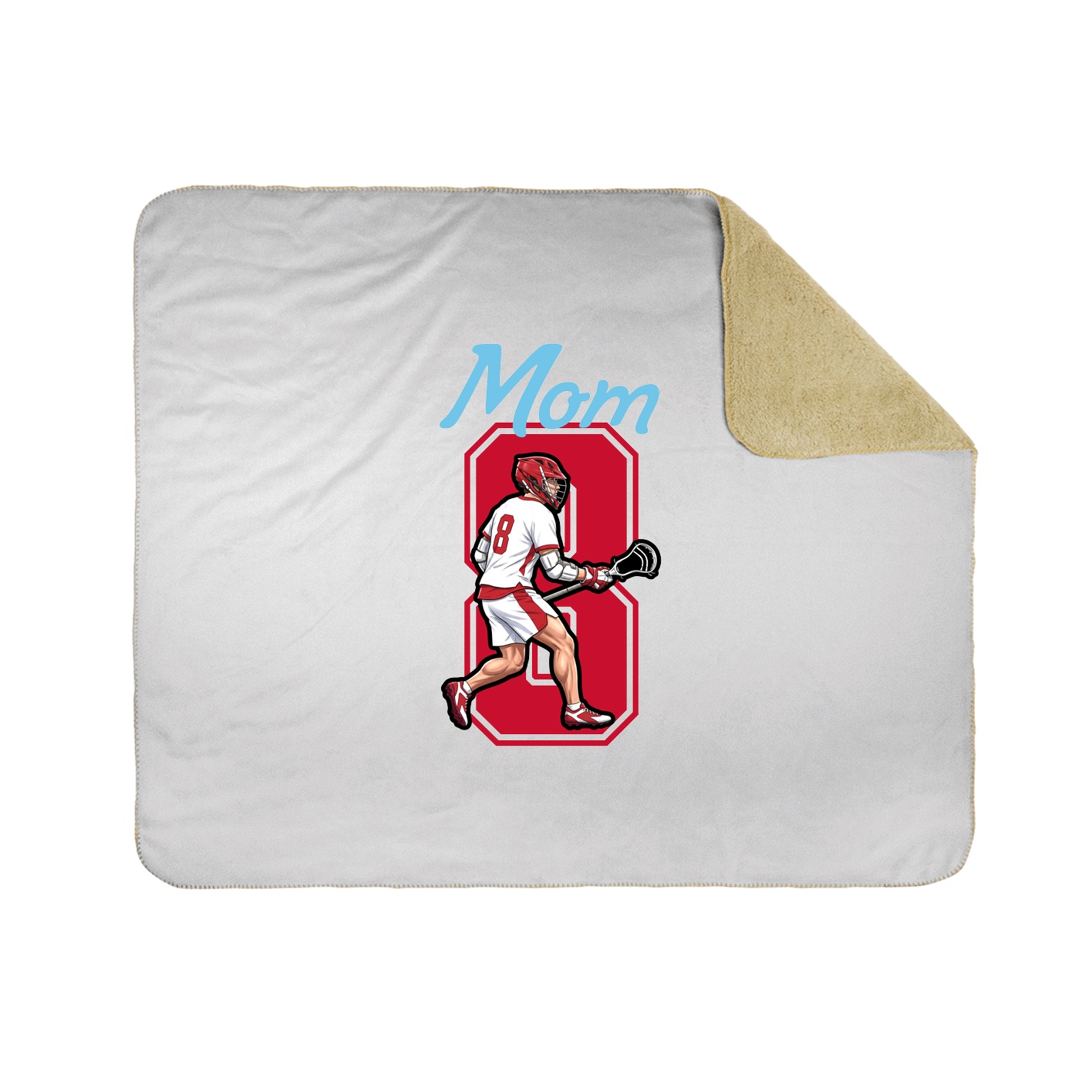Throw Blanket — Mothers Day Shirsey in White