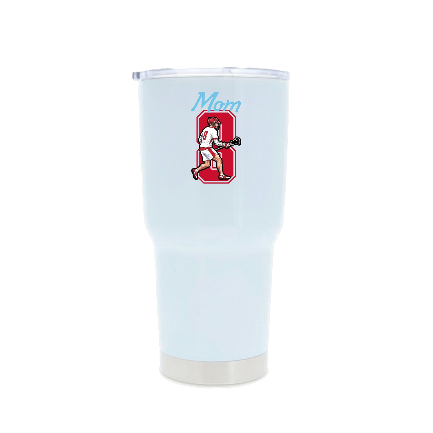 30oz Stainless Steel Tumbler — Mothers Day Shirsey in White