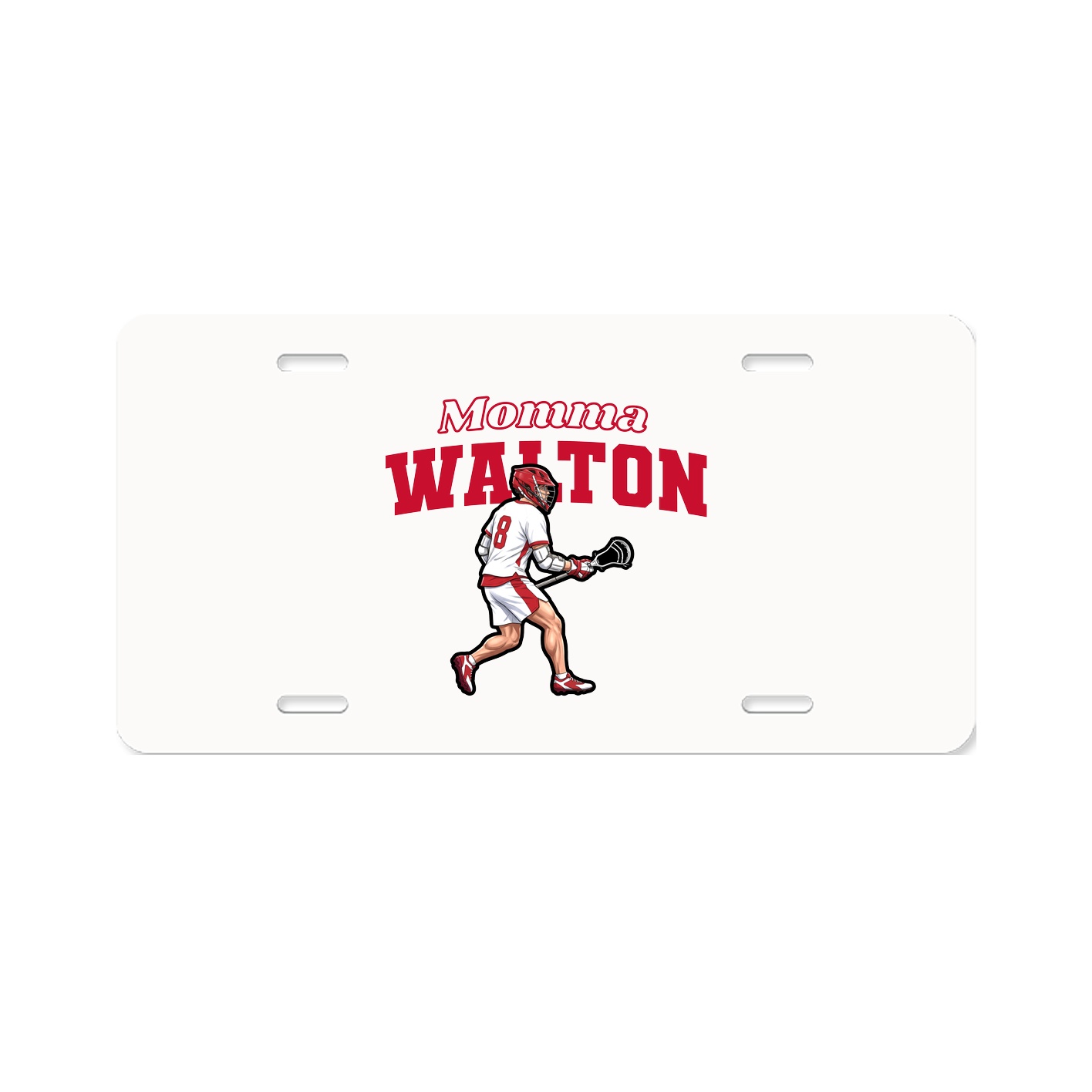 License Plate — Mothers Day Block in Classic