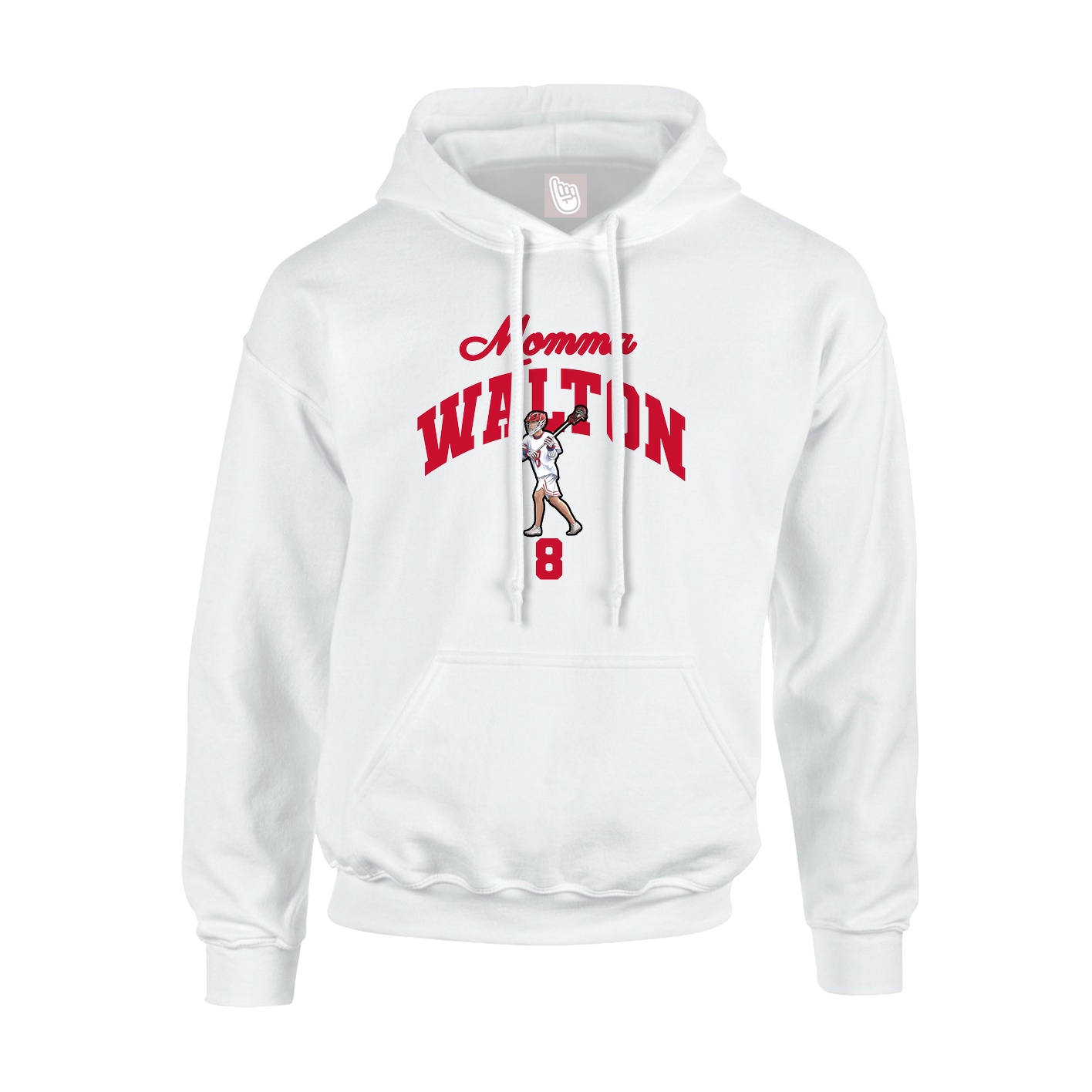 Hoodie — Mothers Day Arch in White