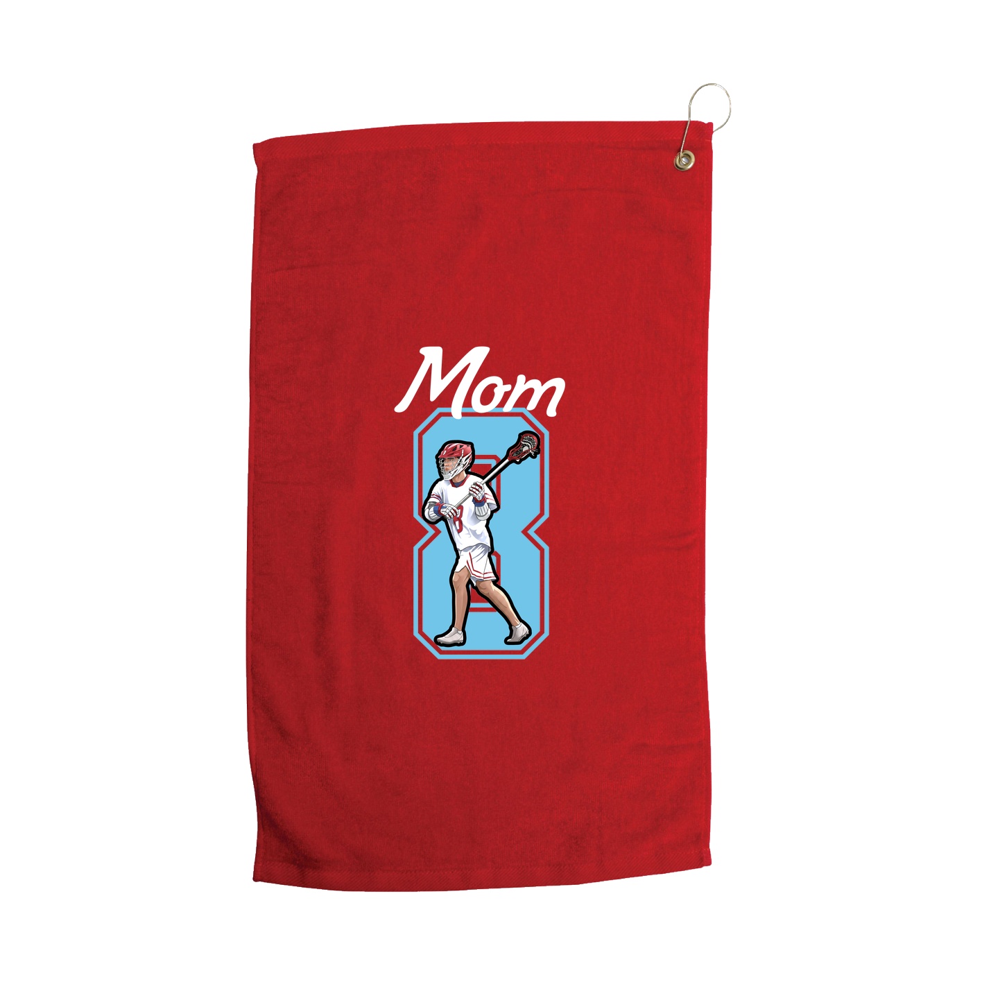 Golf Towel — Mothers Day Shirsey in Red