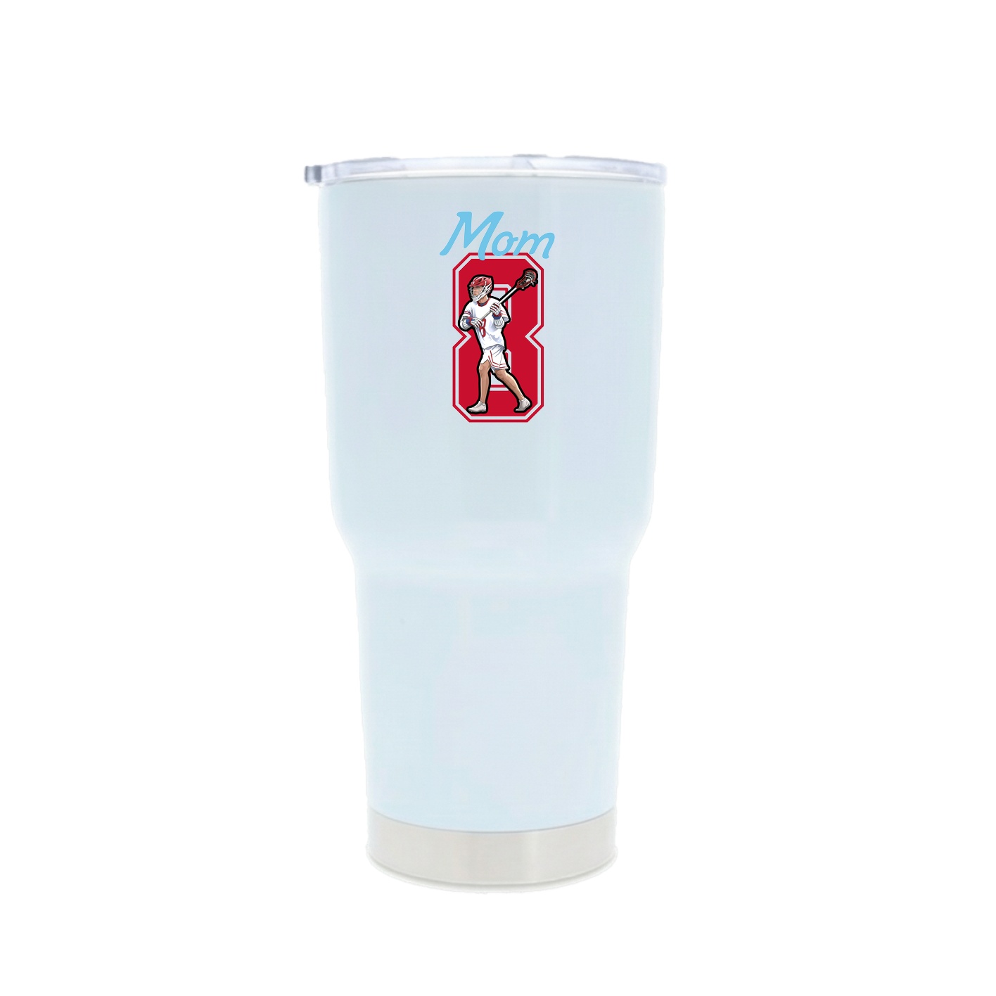 30oz Stainless Steel Tumbler — Mothers Day Shirsey in White