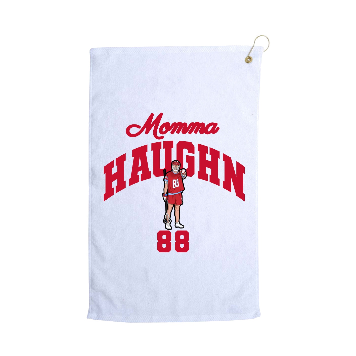 Golf Towel — Mothers Day Arch in White