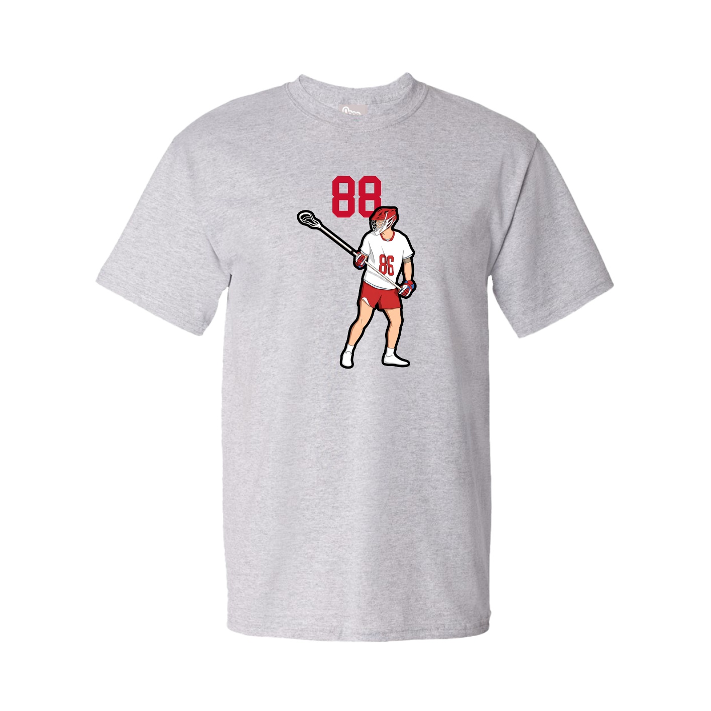 Tee — Number Top in Grey