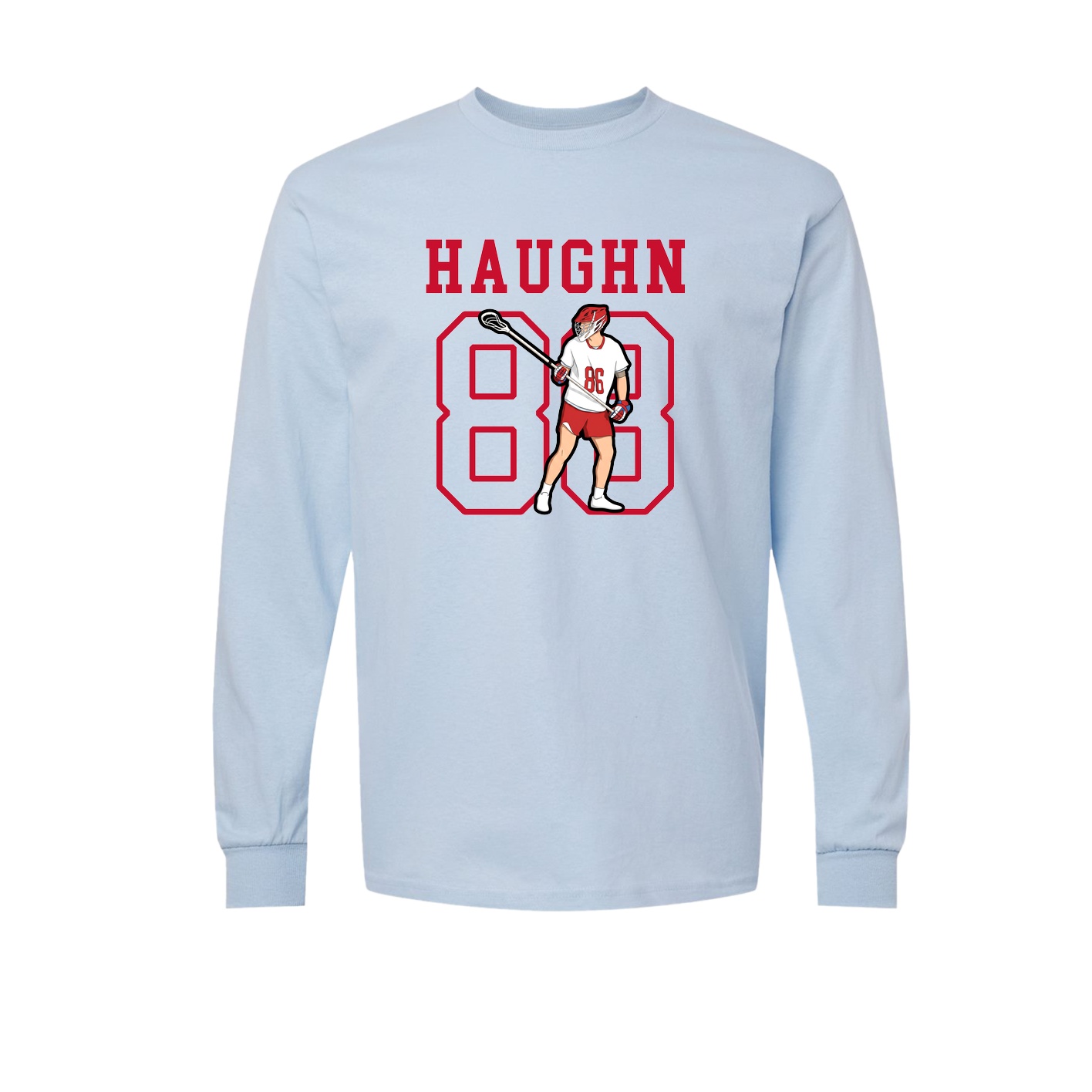 Long Sleeve Tee — Shirsey in Light Blue