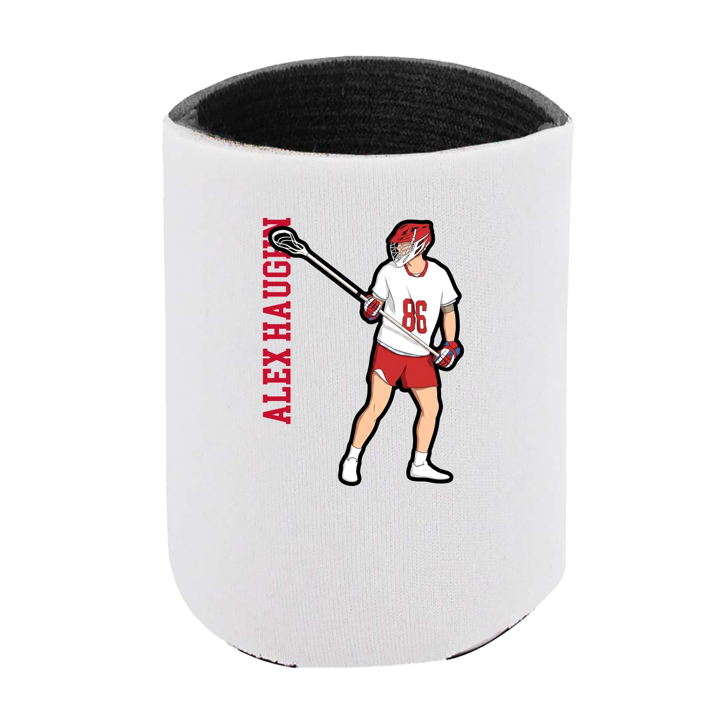 Can Holder — Name Vertical in White