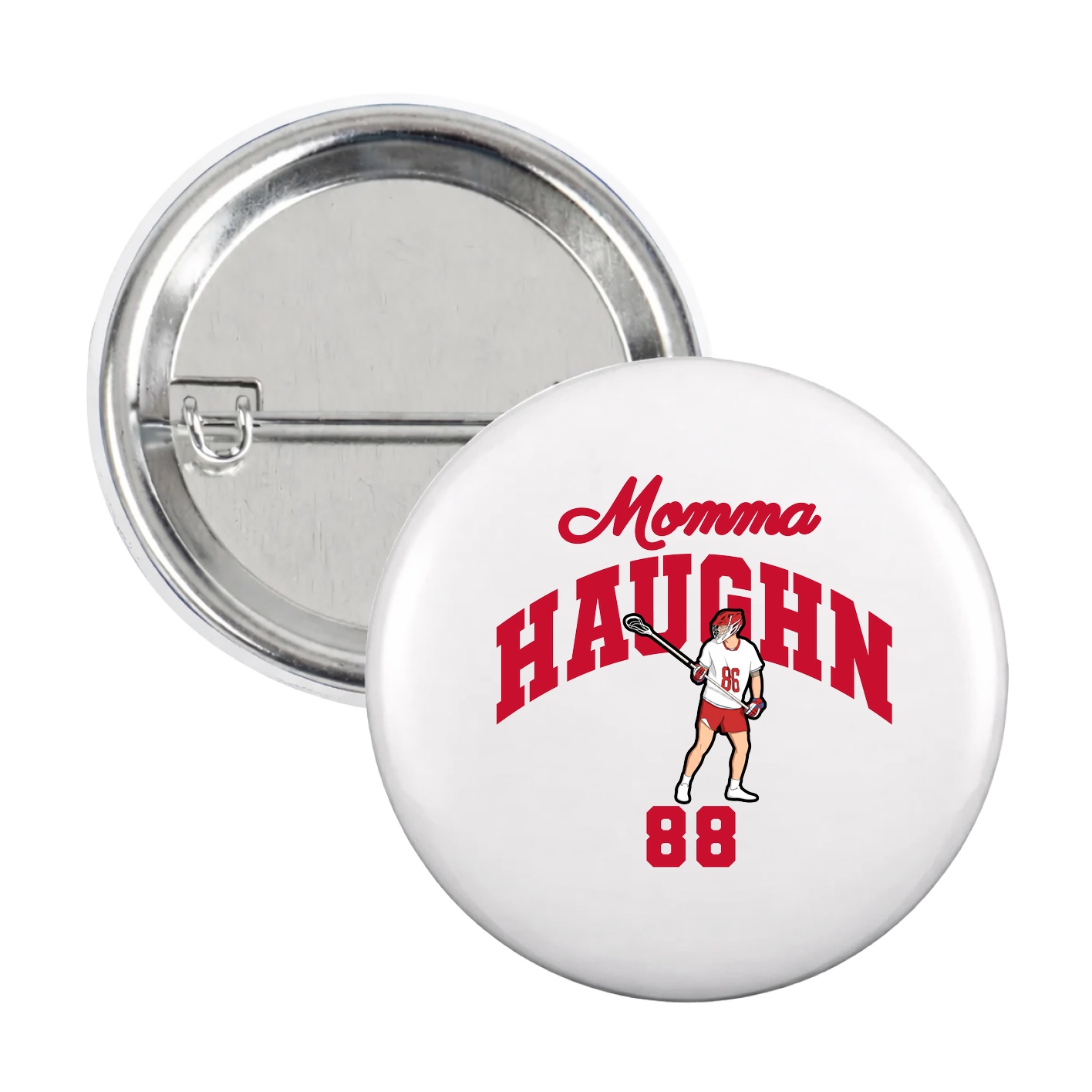 Game Day Button — Mothers Day Arch in White