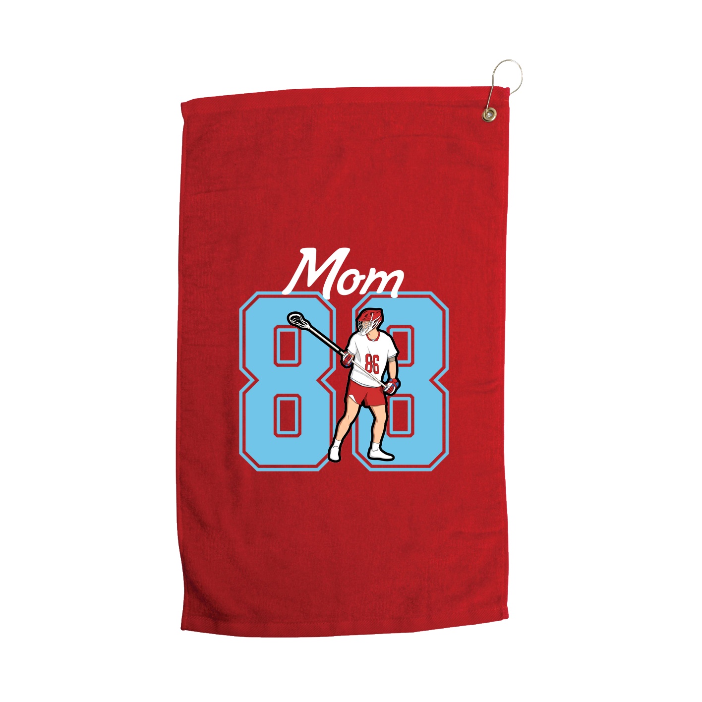 Golf Towel — Mothers Day Shirsey in Red