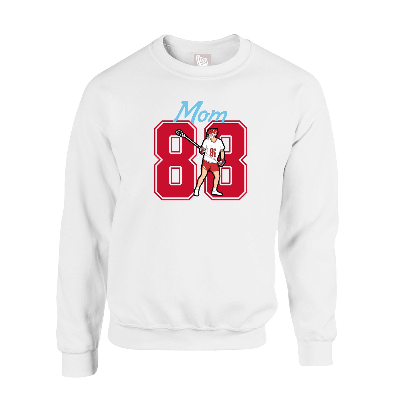 Fleece Crew — Mothers Day Shirsey in White
