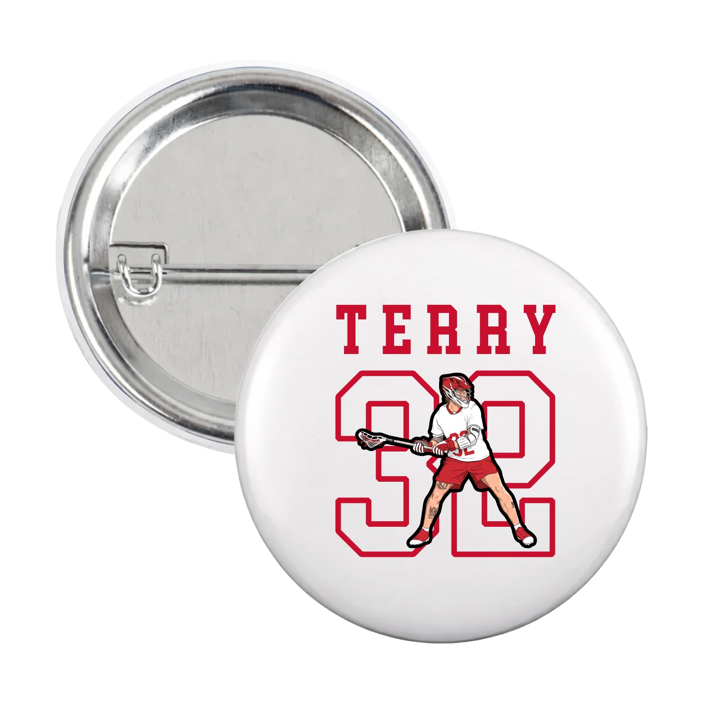 Game Day Button — Shirsey in White