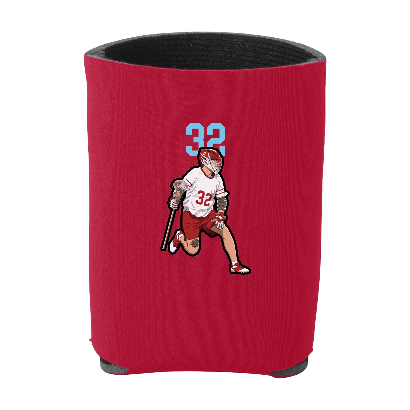 Can Holder — Number Top in Red