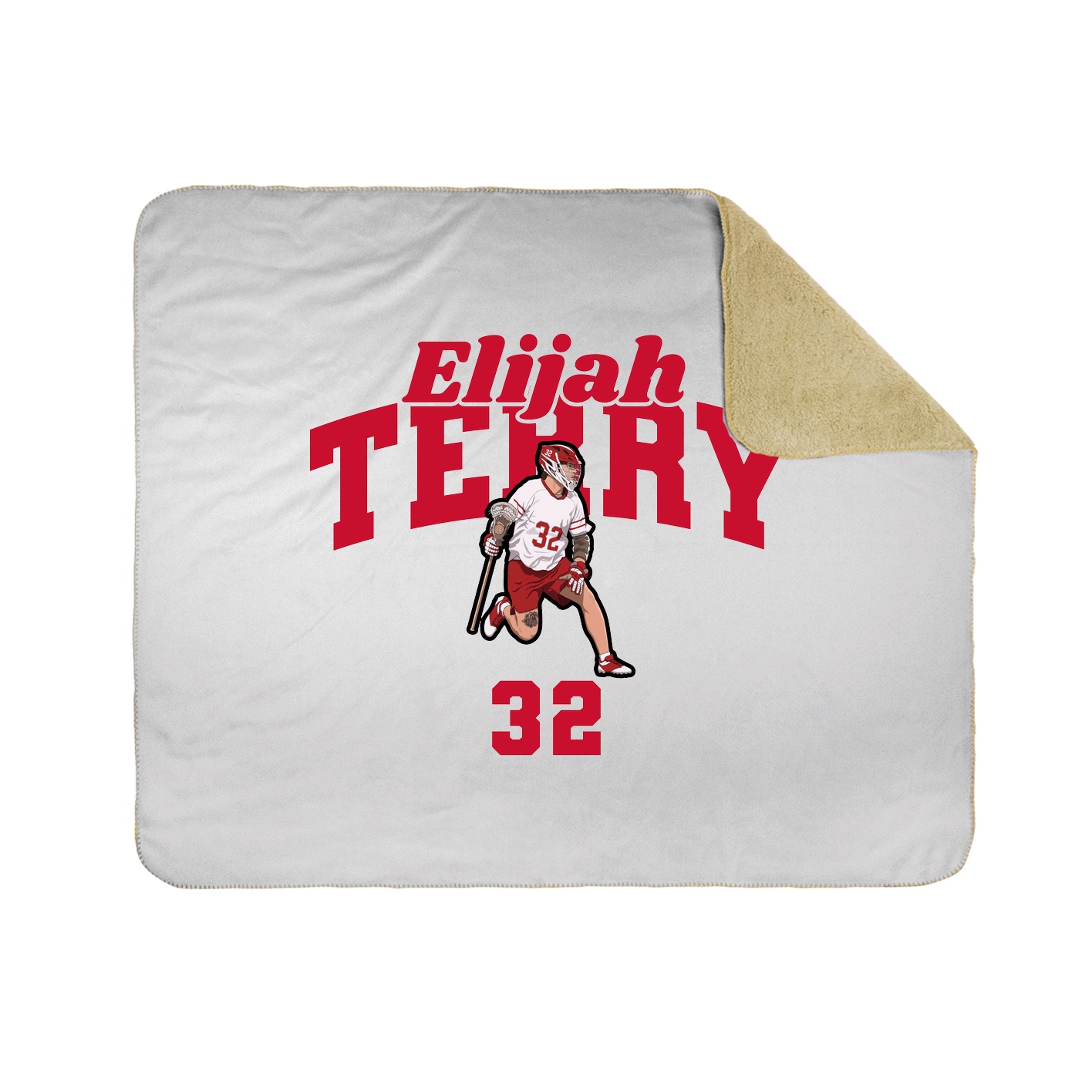 Throw Blanket — Signature Arch in White