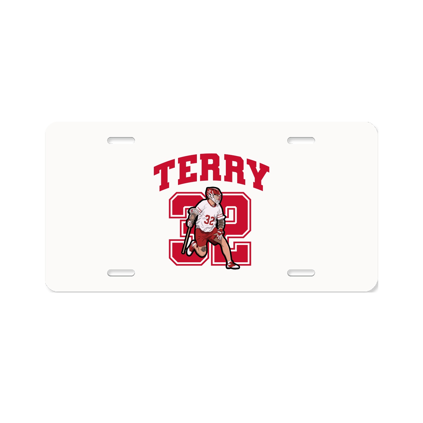 License Plate — Number in Classic