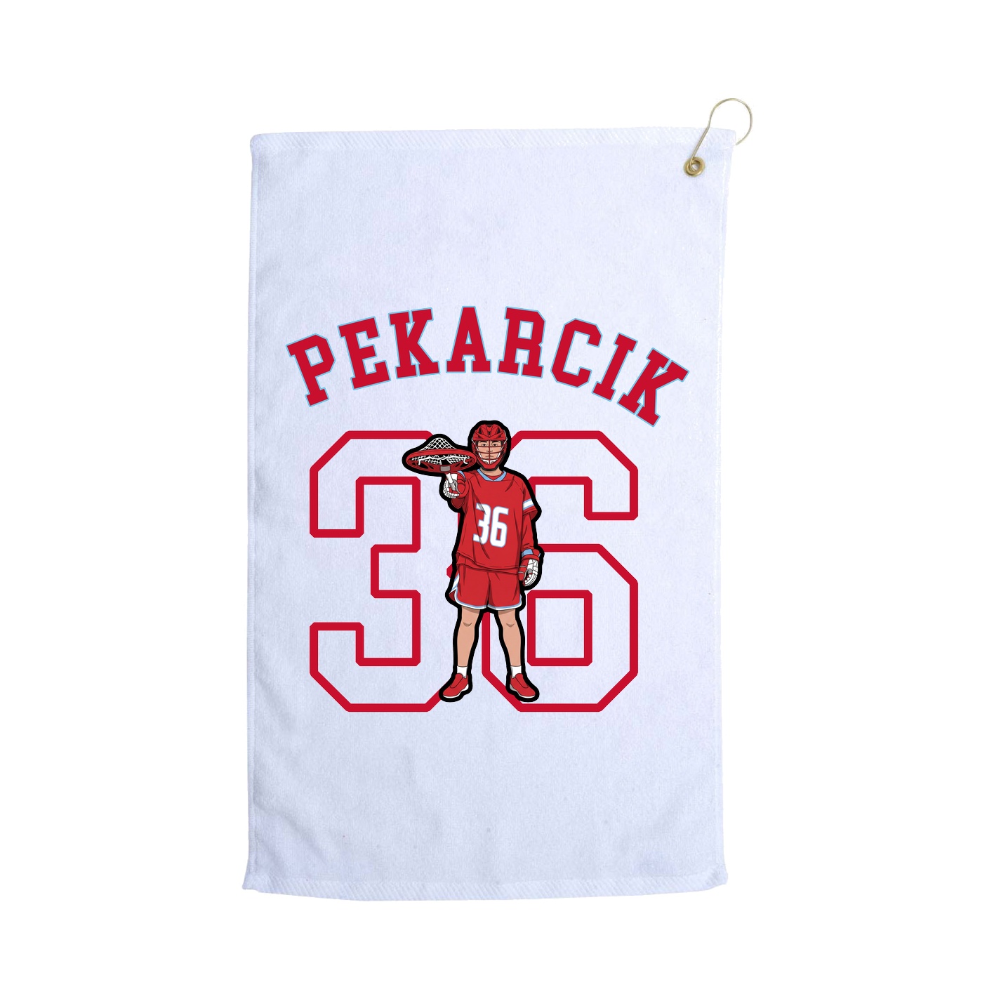 Golf Towel — Shirsey Arch in White
